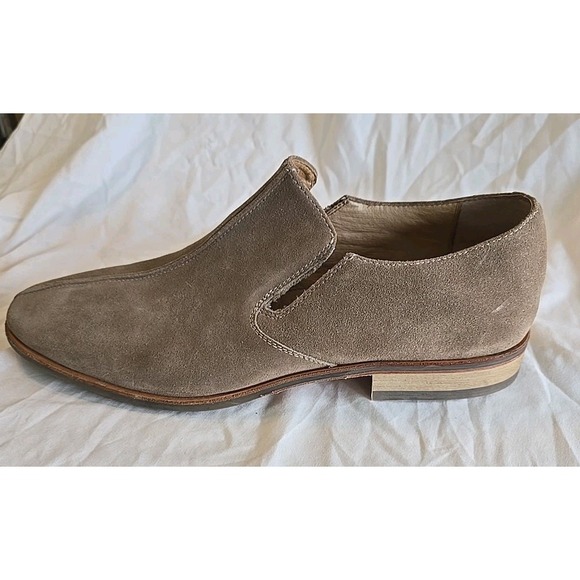 DKNY Men\'s Size 11.5 M John‎ Slip On Light Brown Leather Loafers Dress Shoes main image 7
